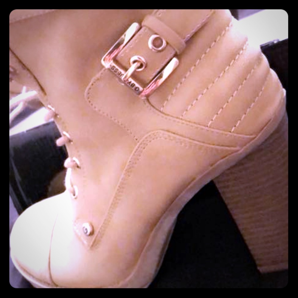 Guess Brand New Wedge Boots